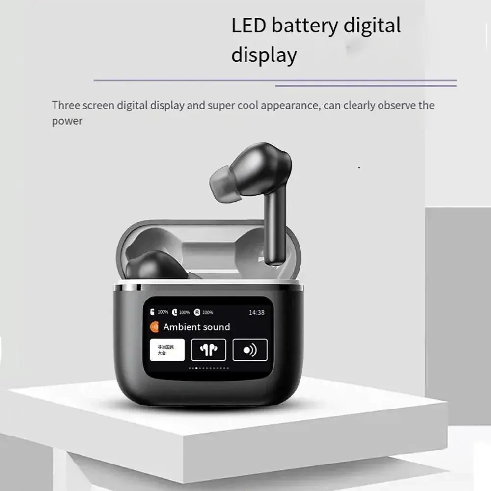 A9 Pro Earbuds With Screen 