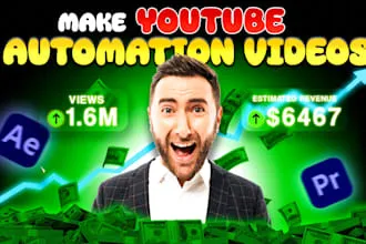 I will make your youtube explanation video using stock footage 