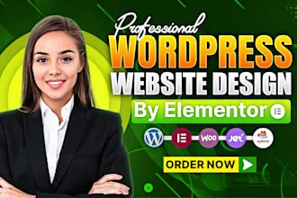 I will do wordpress website development, create ecommerce website, design wordpress